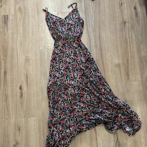 Tropical Printed Maxi Dress